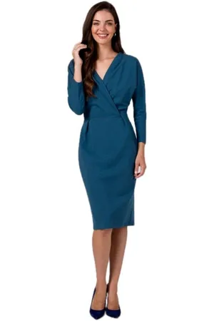 BeWear Textil Dámské volnočasové šaty Carence B271 mořská modrá