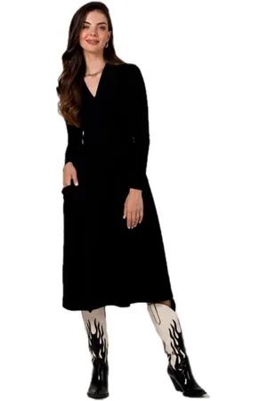 BeWear Textil Dámské maxi šaty Colgrellam B266 černá