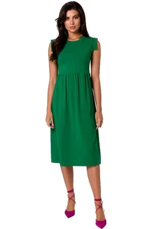 BeWear Textil Dámské midi šaty Clariwse B262