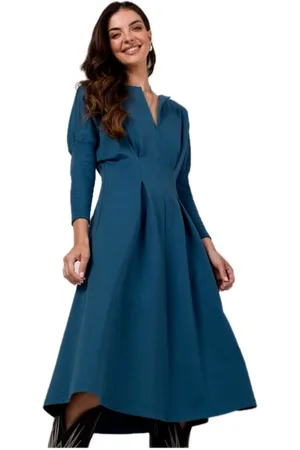 BeWear Textil Dámské volnočasové šaty Nanel B273 mořská modrá