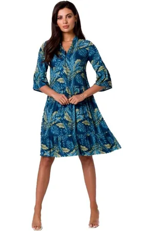 BeWear Textil Dámské mini šaty Isokane B260 modrá