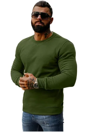 Ozonee Textil Pánská mikina Florentýna khaki