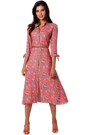 BeWear Textil Dámské mini šaty Claramur B259 červená