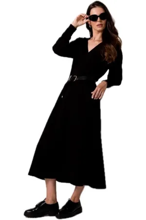 BeWear Textil Dámské maxi šaty Claudas B267 černá