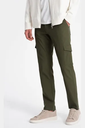 Ombre Clothing Textil Pánské kapsáče Liga tmavě olivová