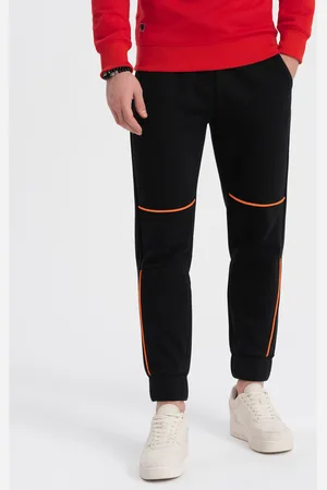 Ombre Clothing Textil Pánské tepláky Pingamma černá