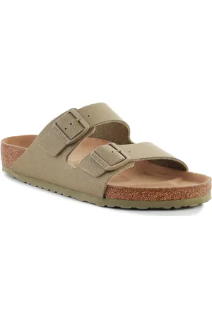 Birkenstock Boty Rivet Logo Vegan Canvas Faded Khaki 1023958