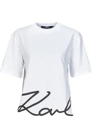 Karl Lagerfeld Textil karl signature hem t-shirt