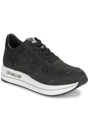 Moschino Boty STRASS MESH GLITTER