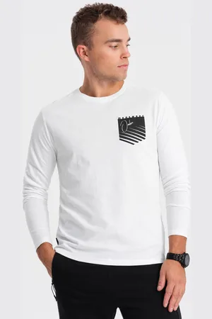Ombre Clothing Textil Pánské tričko s dlouhým rukávem Gorre