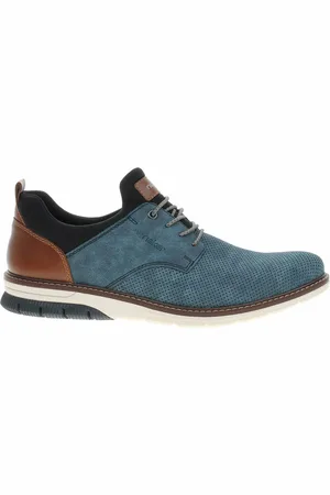 Rieker Boty Pánské polobotky 14450-14 blau