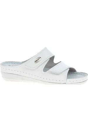 Tamaris Boty Dámské pantofle 1-27510-41 white leather