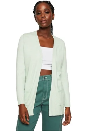 ONLY Textil Lesly L/S Cardigan -Noos - Misty Green