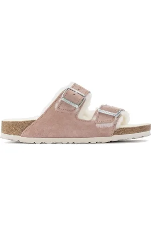 Birkenstock Boty Arizona Shearling Narrow - Pink Clay