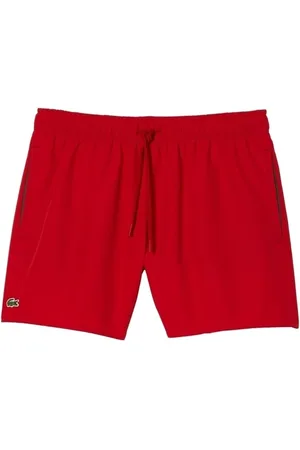Lacoste Textil Quick Dry Swim Shorts MH6270 - Rouge Vert