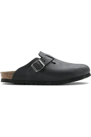 Birkenstock Boty Boston Waxy Leather Narrow - Black