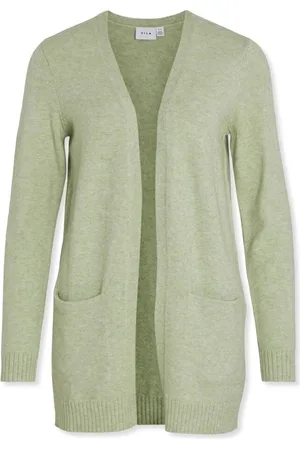 VILA Textil Noos Ril Cardigan - Swamp