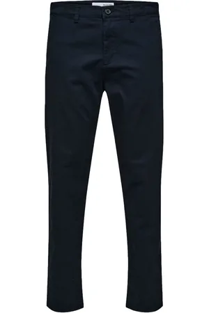 SELECTED Textil Noos Slim Tape New Miles Pants - Dark Sapphire