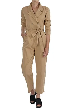ONLY Textil Mae Jumpsuit - Tannin