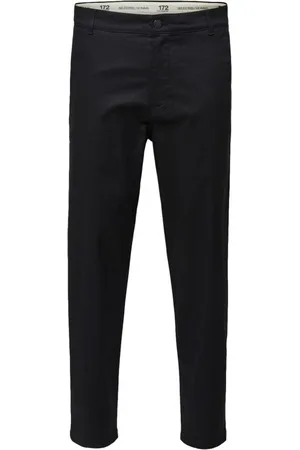 SELECTED Textil Slim Tape Repton 172 Flex Pants - Black