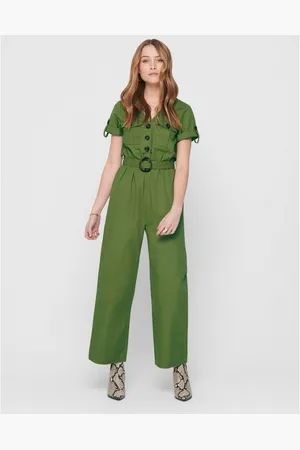 ONLY Textil Helen Ancle Jumpsuit - Martini Olive