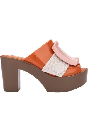 Melissa Boty Mule Buckle Up+Viktor and Rolf - Orange