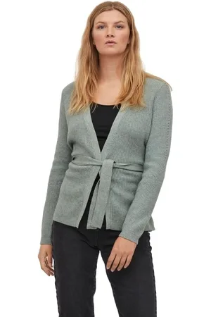 VILA Textil Ril Cardigan L/S - Laurel Wreath