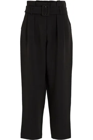 VILA Textil Trousers Sabitha - Black
