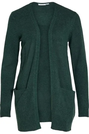 VILA Textil Noos Cardigan Ril - Pineneedle