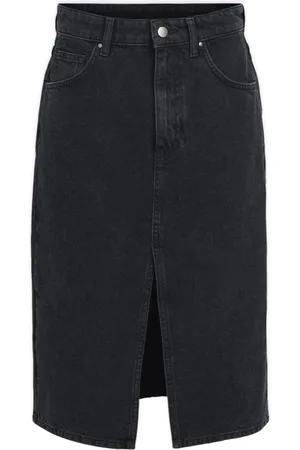 Object Textil Noos Harlow Midi Skirt - Black