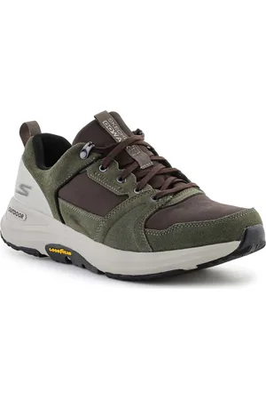 Skechers Boty Go Walk Outdoor - Massif Olive/Brown 216106-OLBR