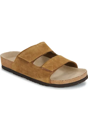 SELECTED Boty SLHBASTIAN SUEDE STRAP SLIDER B