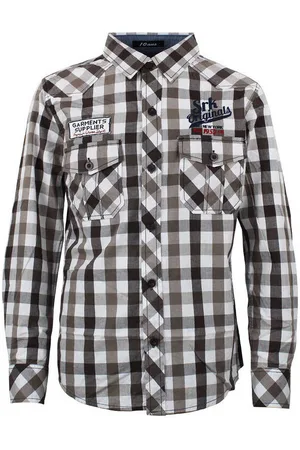 SR Textil Chemise manches longues garçon ECAMDRY