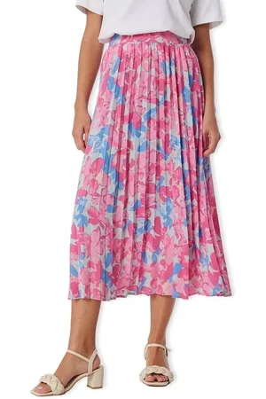 ONLY Textil Alva Midi Skirt - Azalea Pink