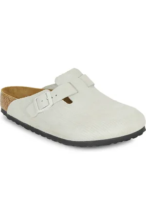 Birkenstock Boty Boston LEVE Corduroy Antique White