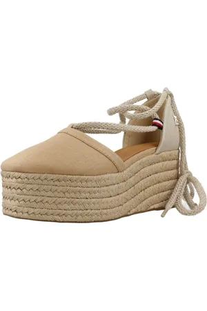Tommy Hilfiger Boty CLOSED TOE LINEN FLATFOR
