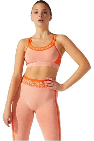 Asics Textil Cropped Logo Seamless Bra