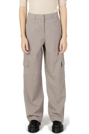 ONLY Textil ONLJOSS HW STRAIGHT CARGO CHECK PANT TLR 15306277