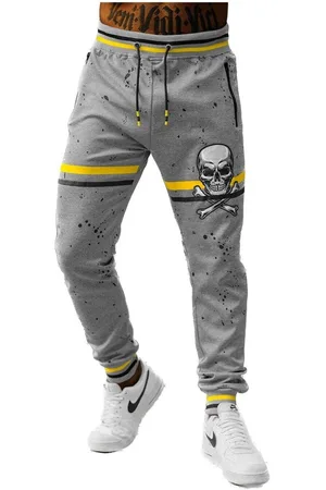 Ozonee Textil Pánské tepláky Light šedá