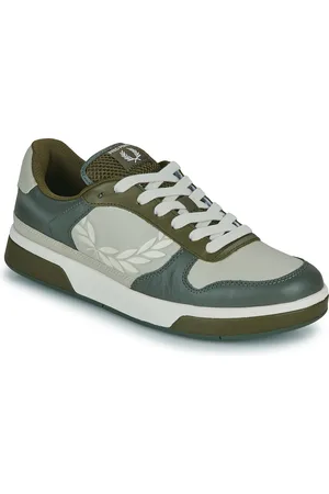 Fred Perry Boty B300 TEXTURED LEATHER / BRANDED