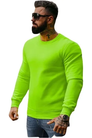 Ozonee Textil Pánská mikina Florentýna neonová