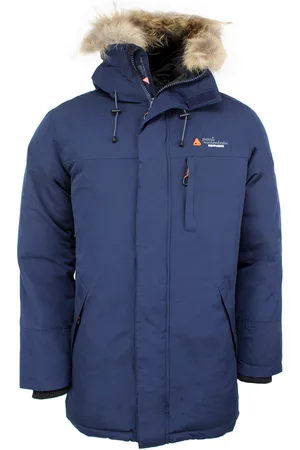 Peak Mountain Textil Parka de ski vraie fourrure homme COGAN