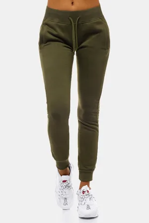 Ozonee Textil Dámské tepláky Olwegau khaki