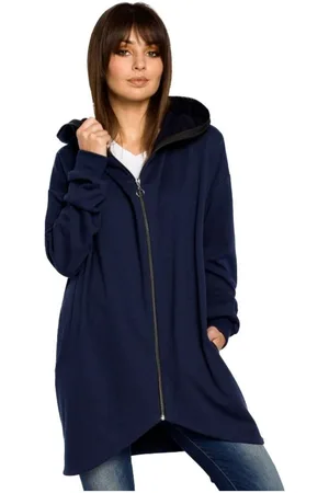 BeWear Textil Dámská dlouhá mikina Lirohn B054 navy