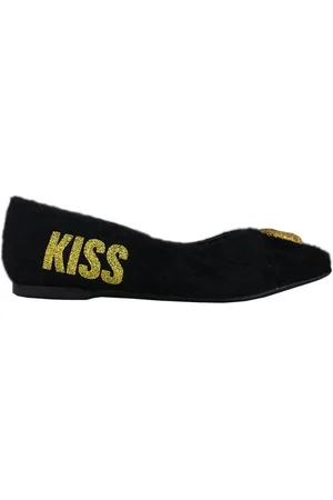 THE WHITE BRAND Boty Bailarina lips black