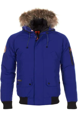 Peak Mountain Textil Parka de ski vraie fourrure homme CALOZ