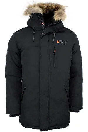 Peak Mountain Textil Parka de ski vraie fourrure homme COGAN