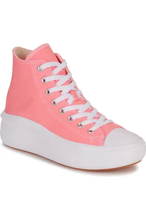 Converse Boty CHUCK TAYLOR ALL STAR MOVE PLATFORM SEASONAL COLOR-LAWN FLAMINGO