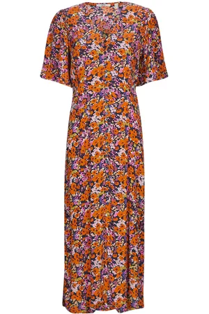 ESPRIT Textil dress midi aop