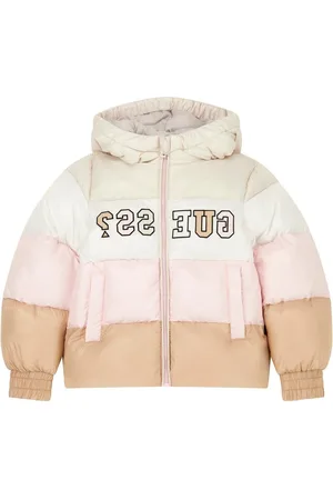 Guess Textil HOODED LS PADDED PUFFER W ZIP